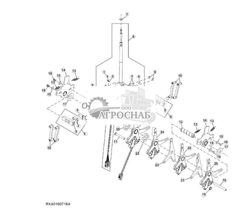 Переключатель, 5-диапазонный, APQ (11) 